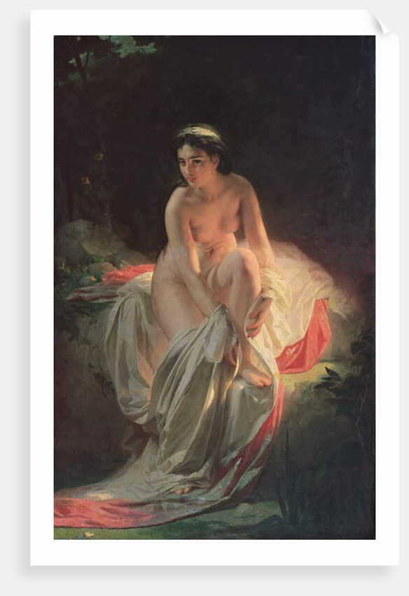 Woman Bathing, 1875 by Andrej Franzowitsch Belloli