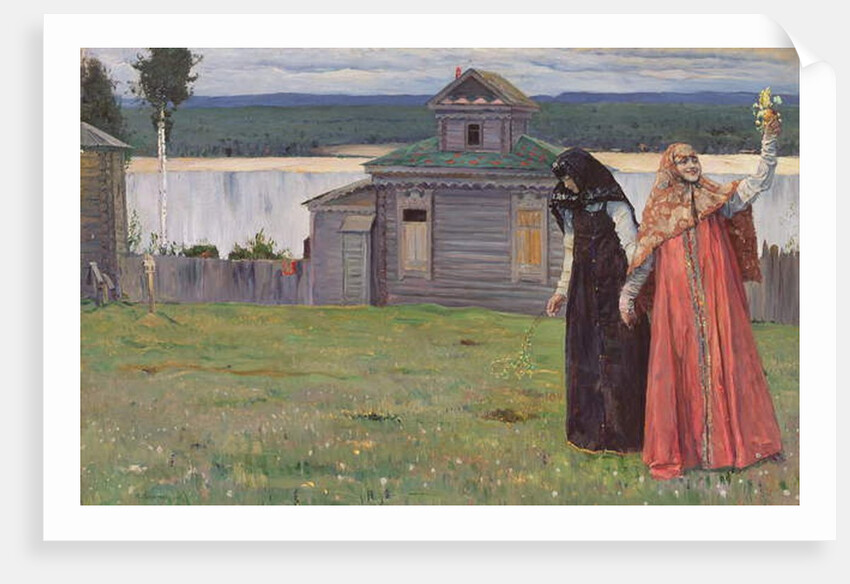 In a Secluded Monastery, 1915 by Mikhail Vasilievich Nesterov