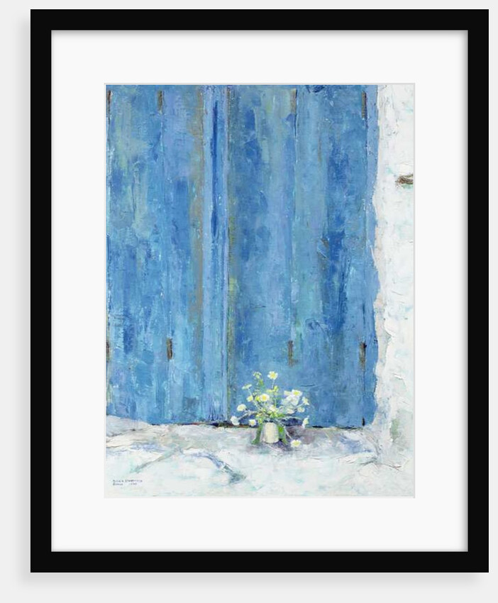 Blue Shutter, 1990 by Diana Schofield