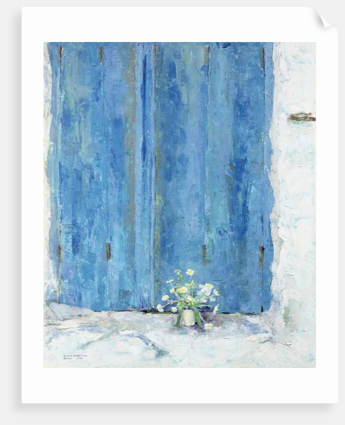 Blue Shutter, 1990 by Diana Schofield