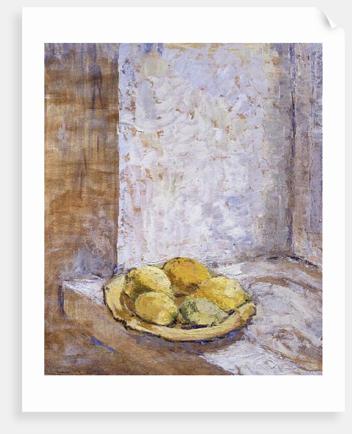 Lemons on the window sill, 1993 by Diana Schofield