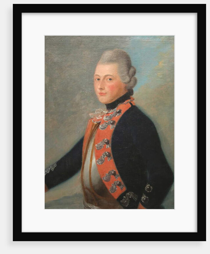 Officer of the Hessian Regiment Erb Prinz, 1776 by Unknown artist
