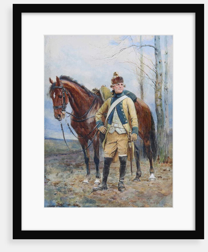 Dragoon of the Legion de Flandres in 1763-1766, 1901 by Jean-Baptiste Edouard Detaille