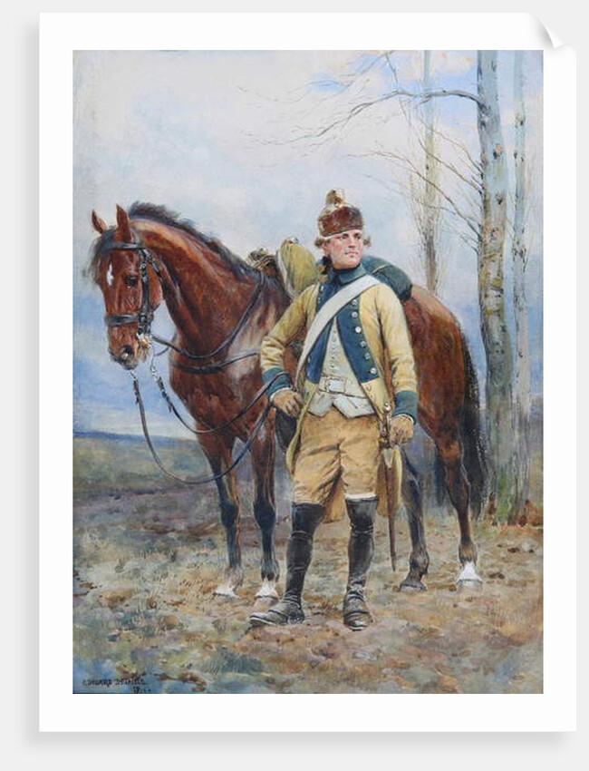 Dragoon of the Legion de Flandres in 1763-1766, 1901 by Jean-Baptiste Edouard Detaille