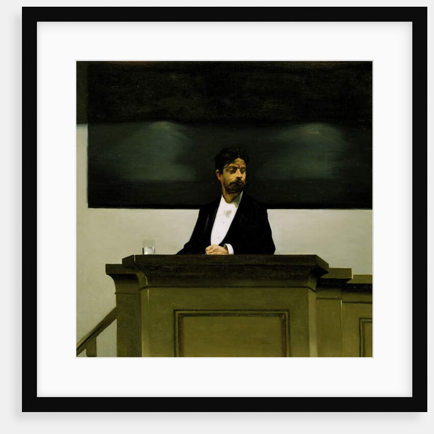 Georg Brandes at the University in Copenhagen, 1889 by Harald Slott-Moller