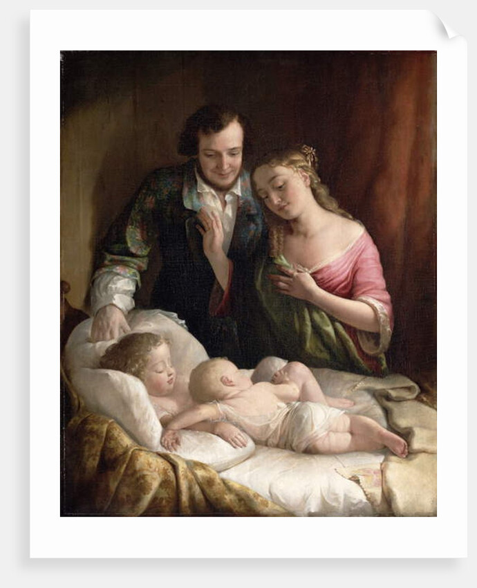 Domestic Happiness, 1849 by Lilly Martin Spencer