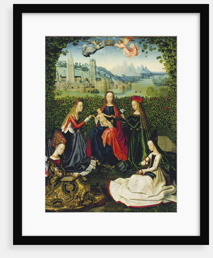 The Virgin of the Rose Garden, 1475-80 by Master of the St. Lucy legend