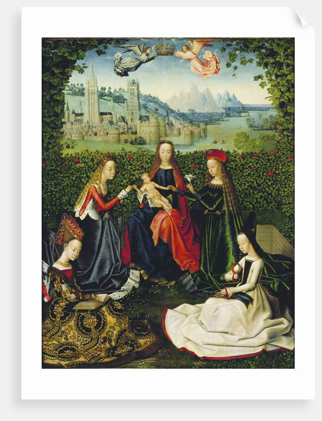 The Virgin of the Rose Garden, 1475-80 by Master of the St. Lucy legend