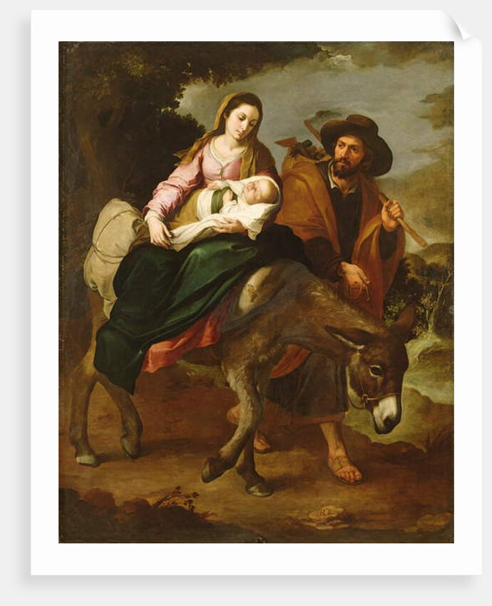 The Flight into Egypt, c.1647/50 by Bartolome Esteban Murillo
