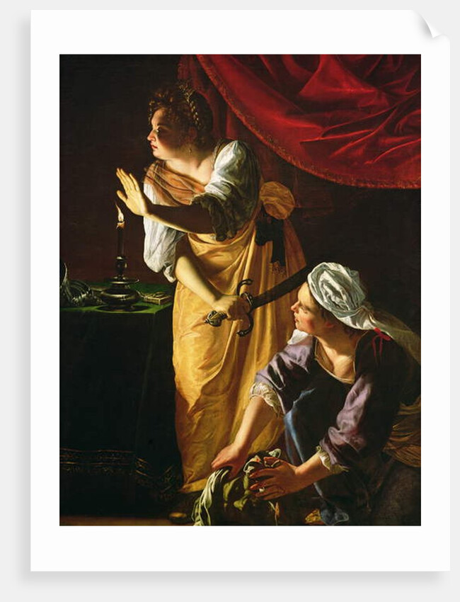 Judith and Maidservant with the Head of Holofernes, c.1625 by Artemisia Gentileschi