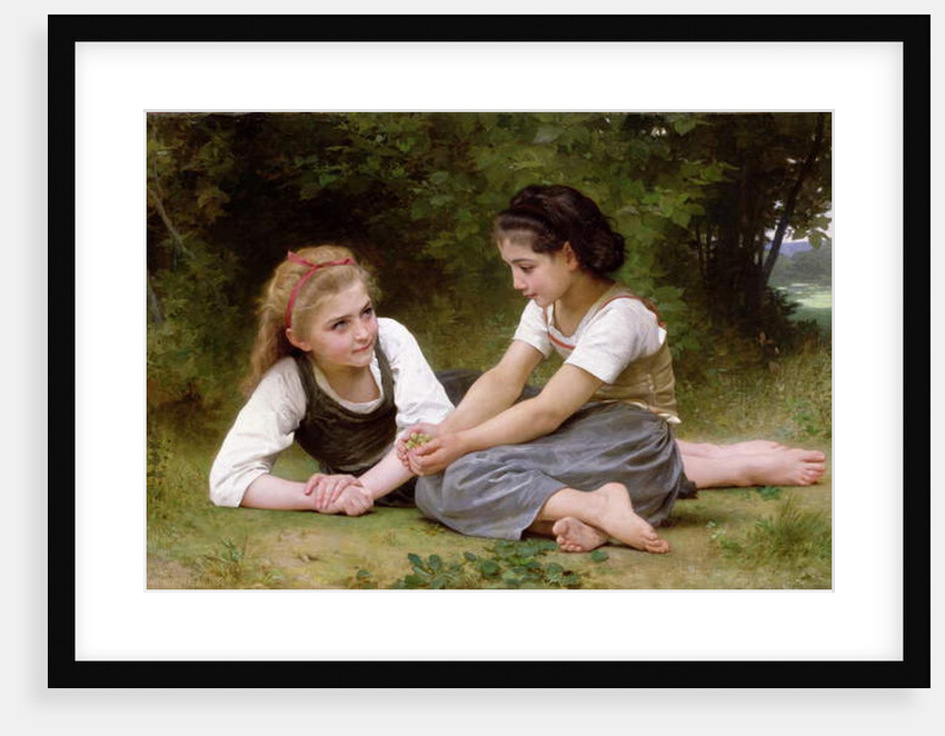 The Nut Gatherers, 1882 by William-Adolphe Bouguereau