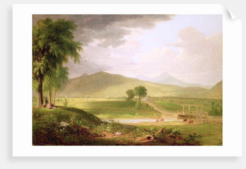 View of Rutland, Vermont, 1840 by Asher Brown Durand
