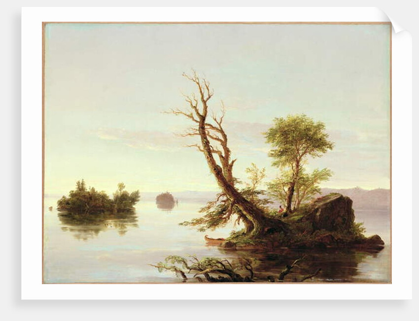 American Lake Scene, 1844 by Thomas Cole