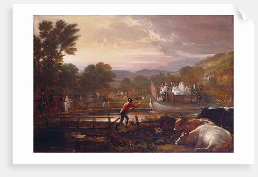 Paddington Canal, 1801 by Benjamin West