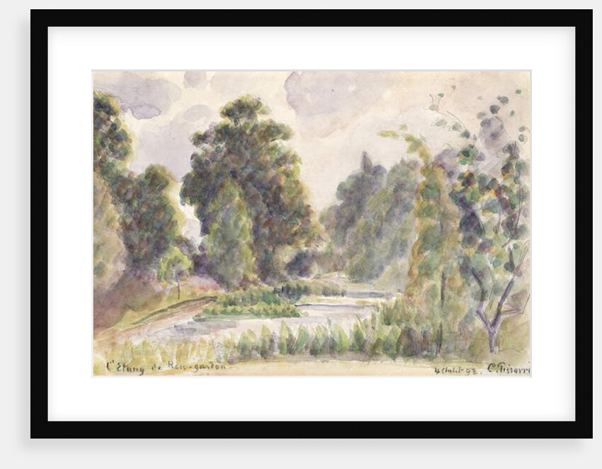 Pond at Kew Gardens, 1892 by Camille Pissarro