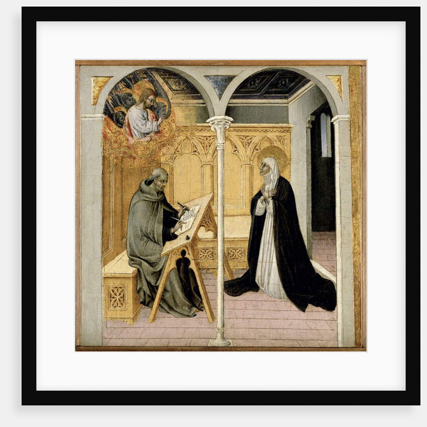 St. Catherine of Siena Dictating Her Dialogues, c.1447-61 by Giovanni di Paolo di Grazia
