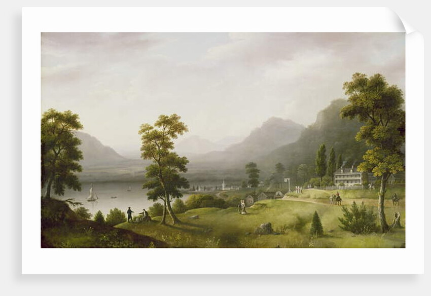 Carter's Tavern at the Head of Lake George, 1817-18 by Francis Guy