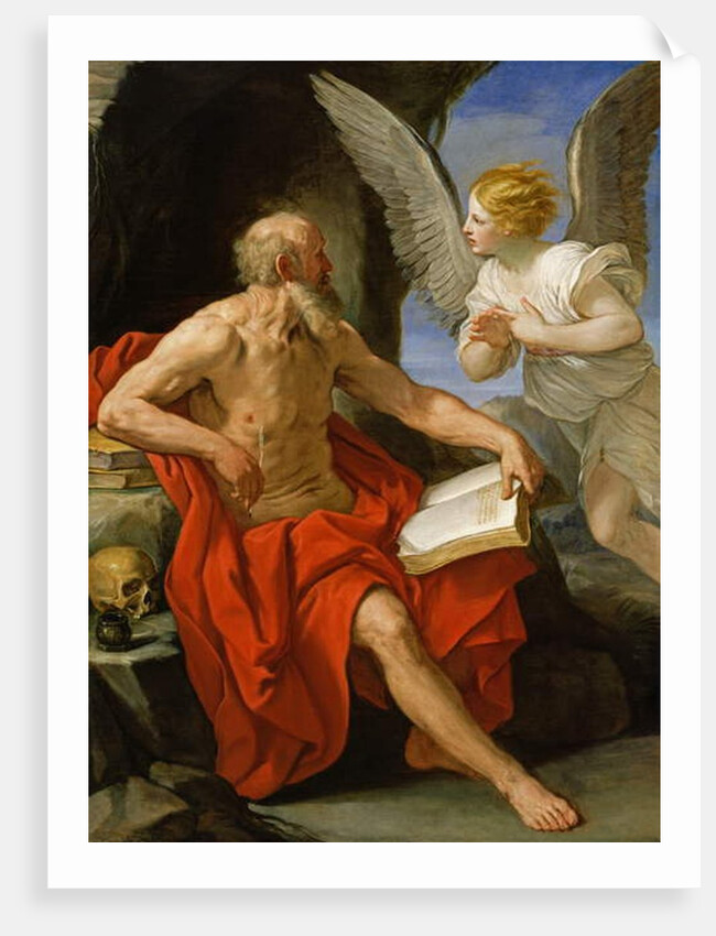Angel Appearing to St. Jerome, c.1640 by Guido Reni