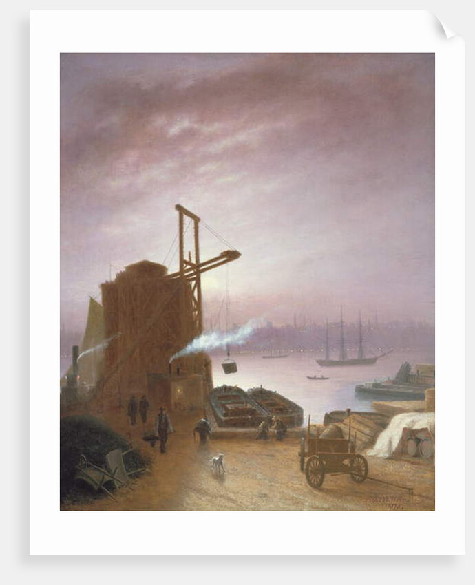 The Hudson River from Hoboken, 1878 by Robert Walter Weir