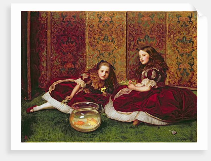 Leisure Hours, 1864 by John Everett Millais