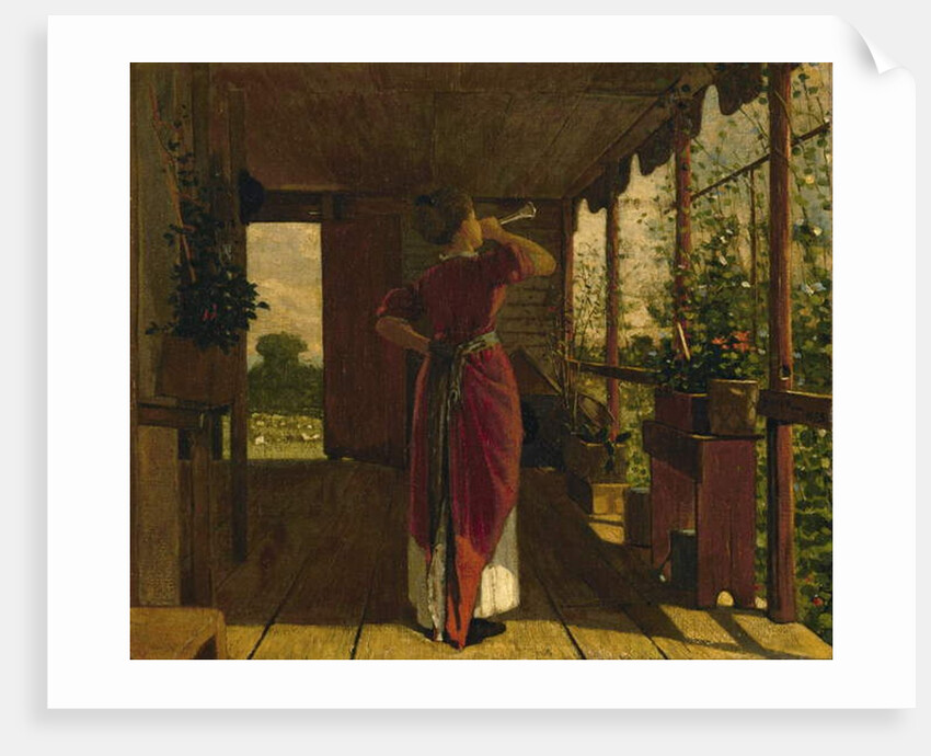 The Dinner Horn, 1873 by Winslow Homer