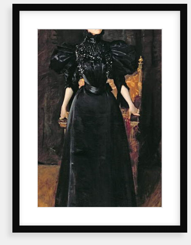 Portrait of a Lady in Black, c.1895 by William Merritt Chase