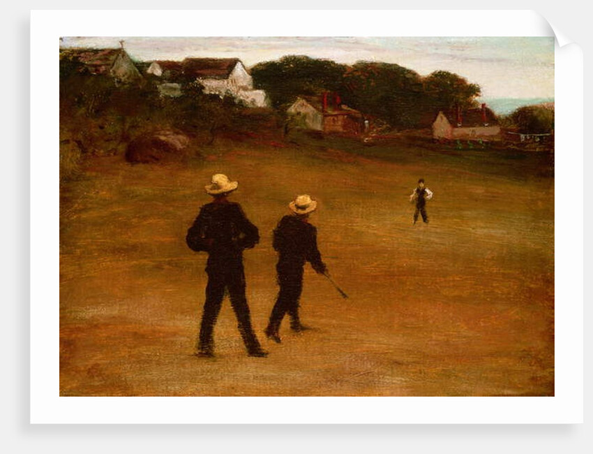 The Ball Players, 1871 by William Morris Hunt