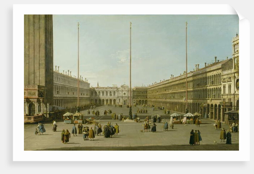 The Piazza San Marco, c.1738-40 by (1697-1768) Canaletto