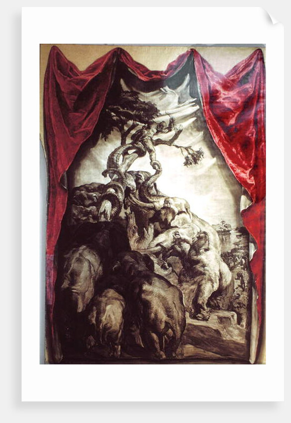 Seventh Voyage: The Elephants Capturing Sinbad, 1923 by Jose Maria Sert y Badia