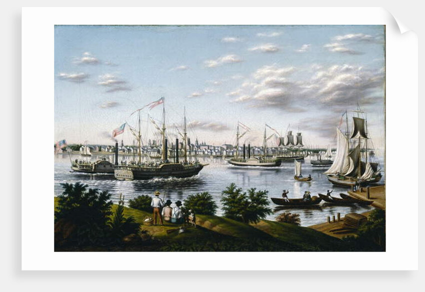 View of Detroit in 1836, 1836-37 by American School