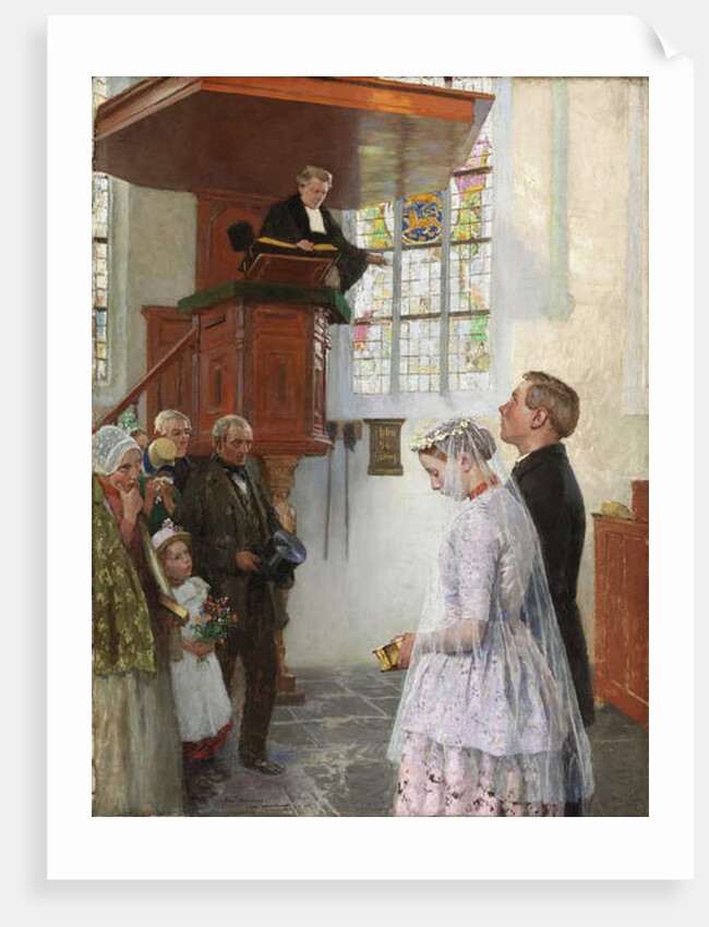 The Wedding, c.1900 by Julius Gari Melchers