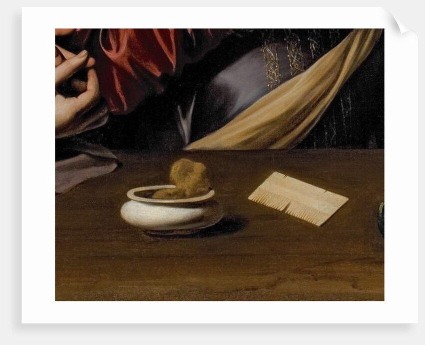 Detail of The Conversion of the Magdalene, c.1598 by Michelangelo Merisi da Caravaggio