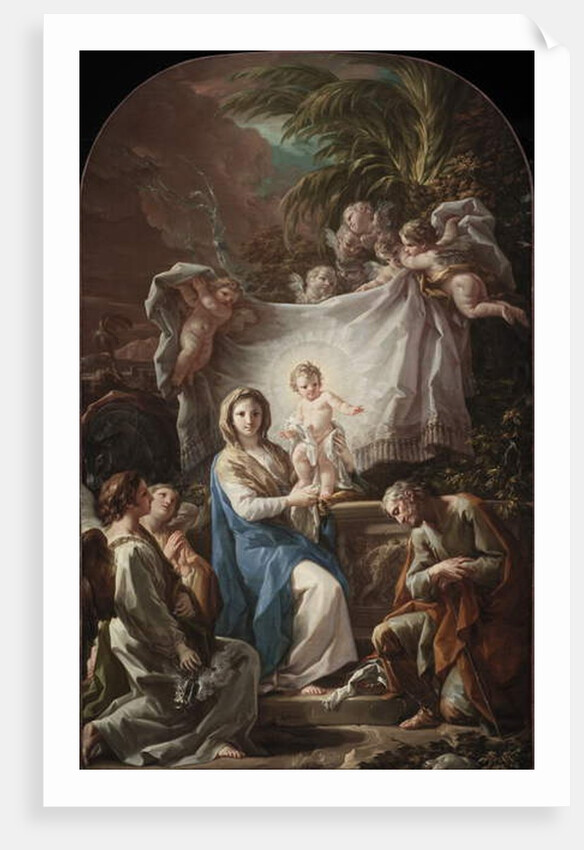 The Rest on the Flight into Egypt by Corrado Giaquinto