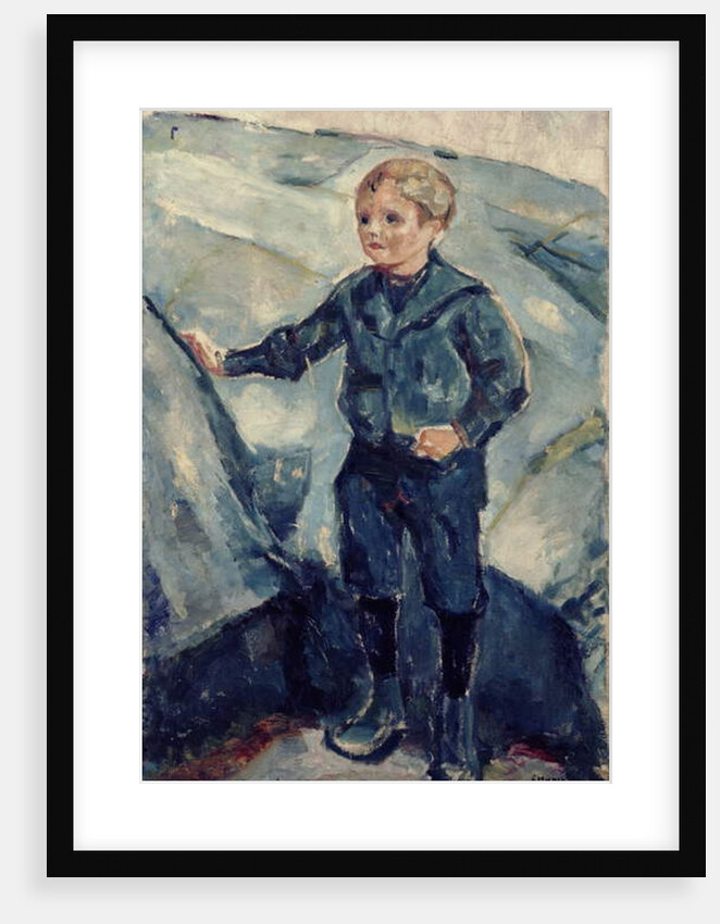 Boy in Blue, c.1900 by Edvard Munch