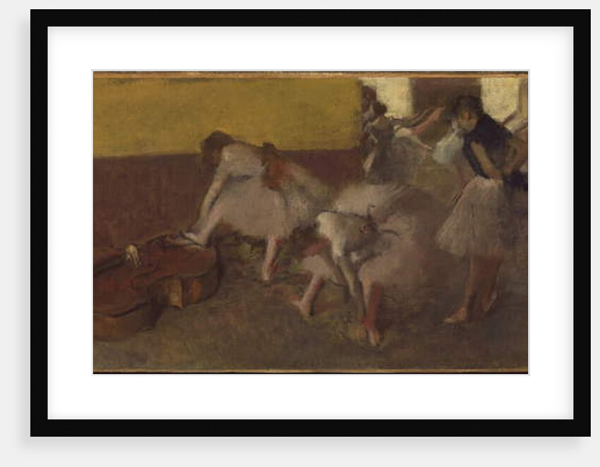 Dancers in the Green Room, c.1879 by Edgar Degas