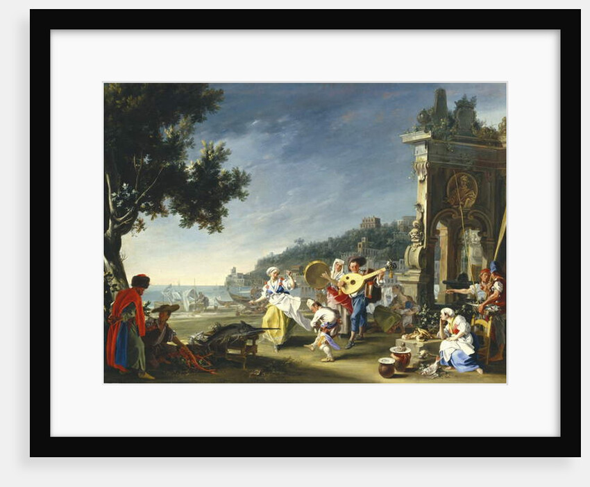 Tarantella at Mergellina, c.1750 by Filippo Falciatore