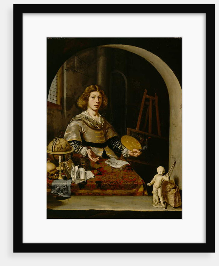 The Artist in his Studio, c.1665-70 by Cornelis (attr. to) Bisschop