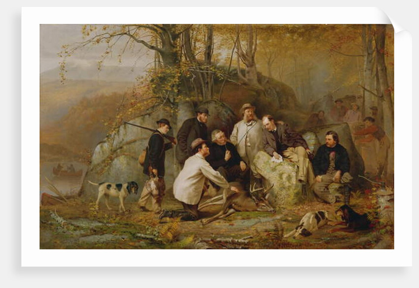 Claiming the Shot: After the Hunt in the Adirondacks, 1865 by John George Brown
