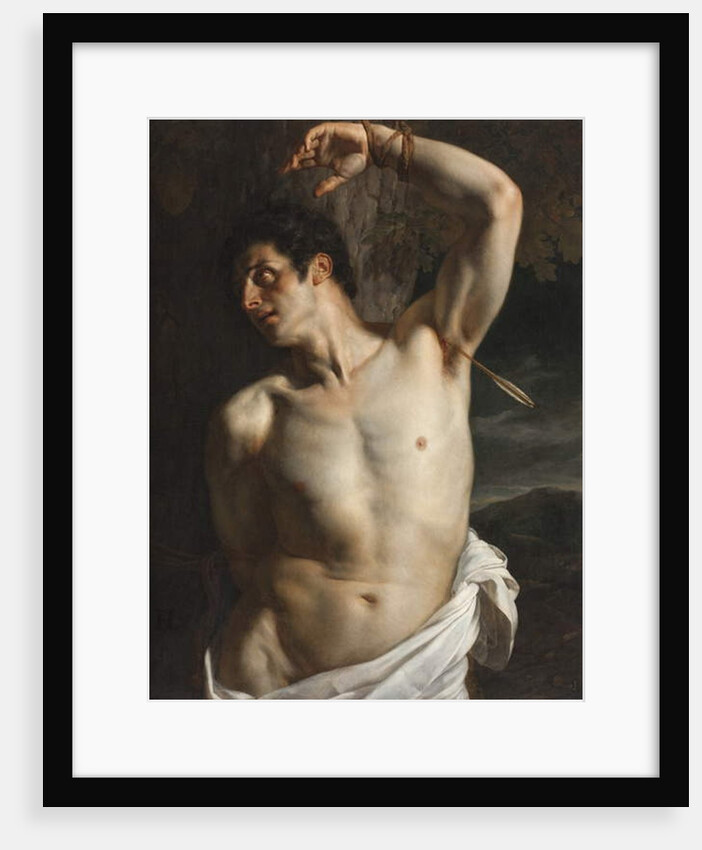 St. Sebastian by Hippolyte (1797-1856) Delaroche