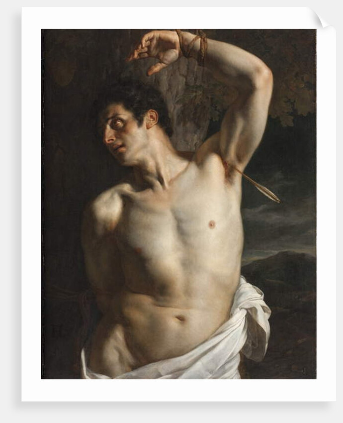 St. Sebastian by Hippolyte (1797-1856) Delaroche