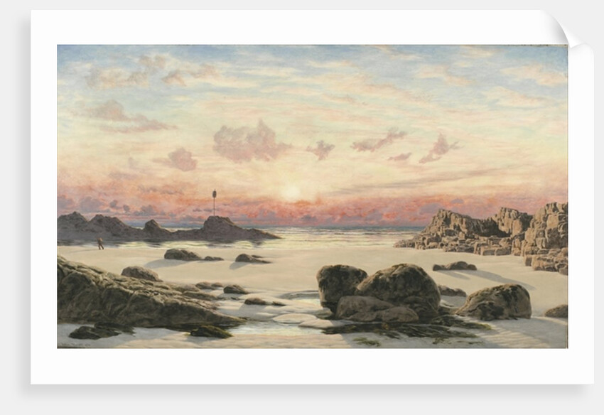 Bude Sands at Sunset, 1874 by John Brett