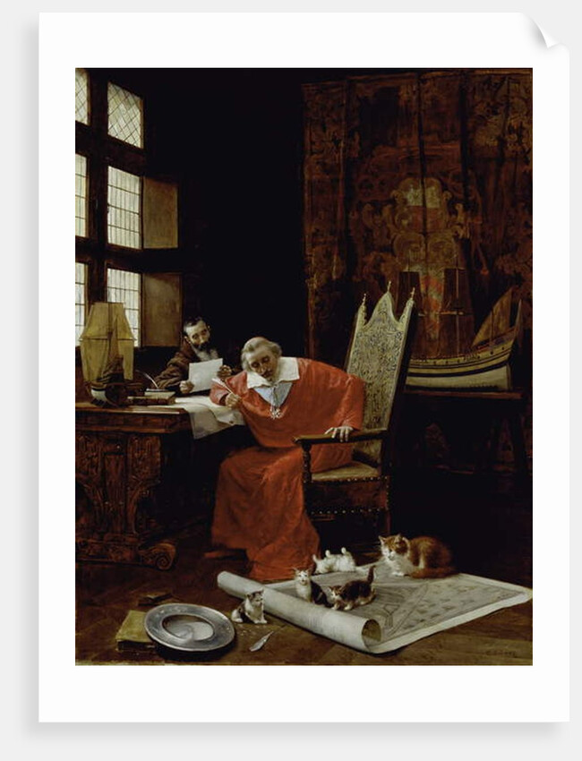 The Cardinal's Leisure by Charles Edouard Delort