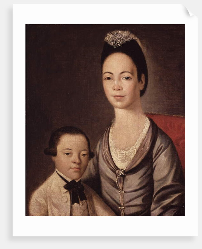 Mrs. Aaron Lopez and her son, Joshua, 1772/73 by Gilbert Stuart