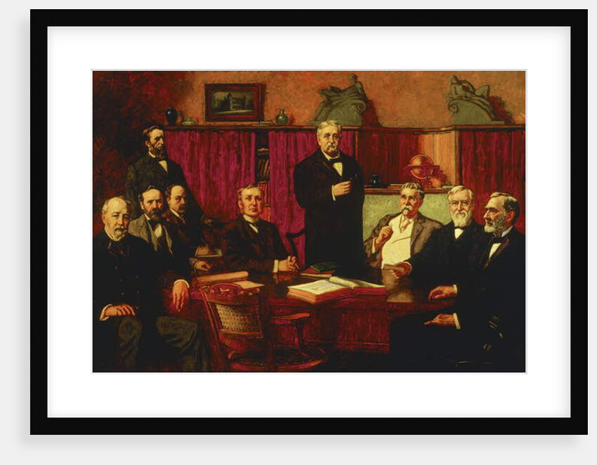 First Board of Trustees of the Detroit Museum of Art, 1907 by Percy Ives