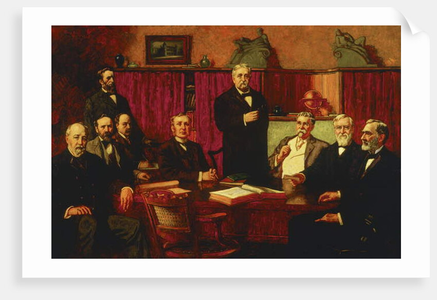 First Board of Trustees of the Detroit Museum of Art, 1907 by Percy Ives