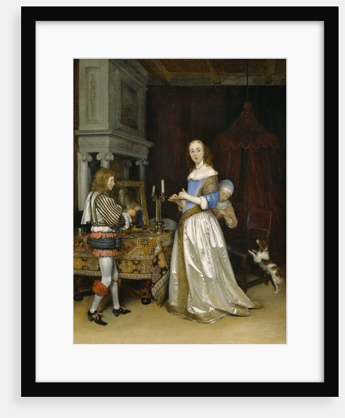 Lady at her Toilette, c.1660 by Gerard ter Borch or Terborch