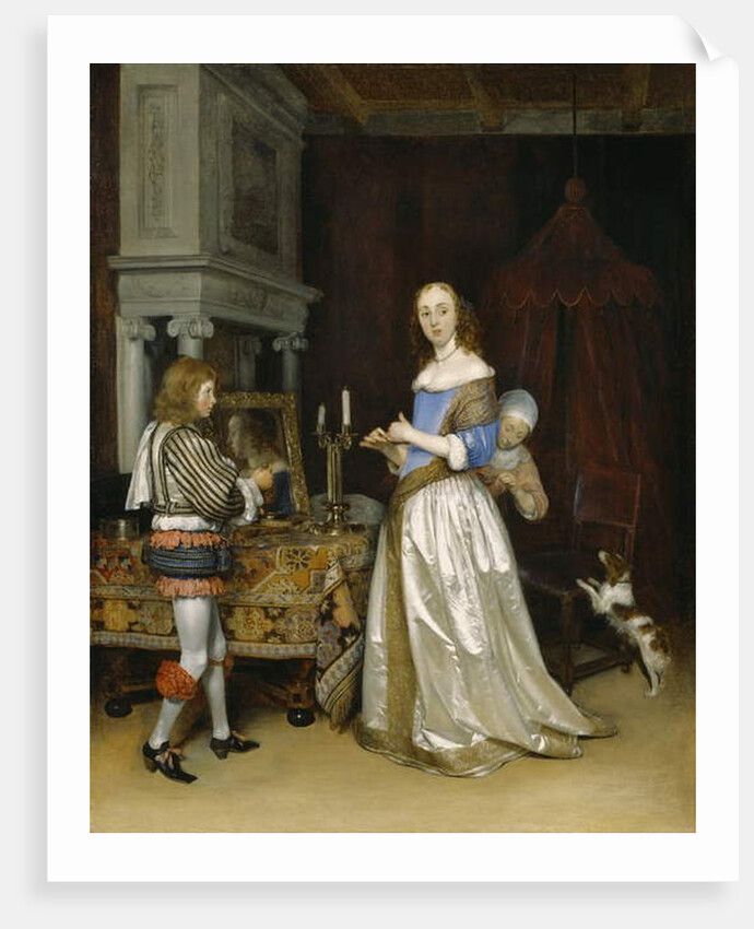 Lady at her Toilette, c.1660 by Gerard ter Borch or Terborch