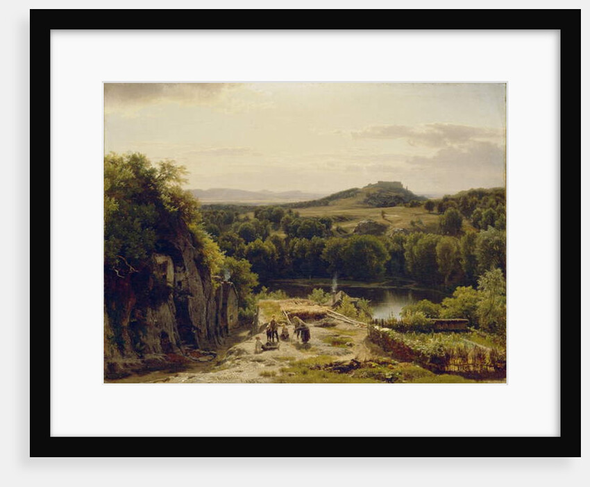 Landscape in the Harz Mountains, 1854 by Thomas Worthington Whittredge
