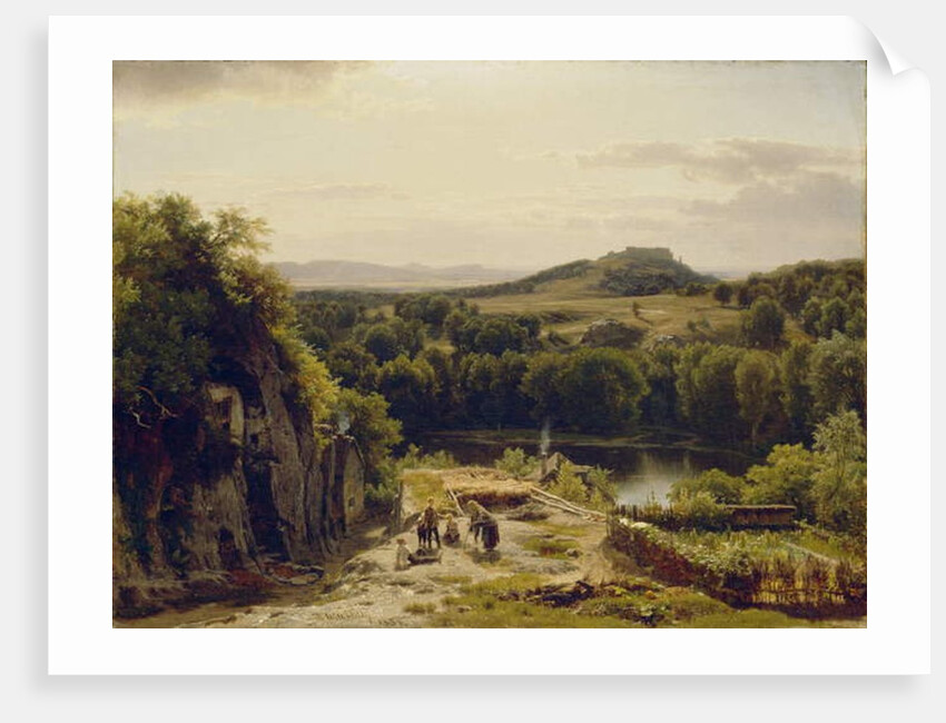 Landscape in the Harz Mountains, 1854 by Thomas Worthington Whittredge