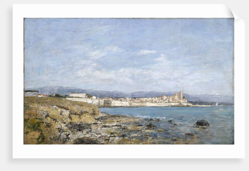 View of Antibes, 1893 by Eugene Louis Boudin